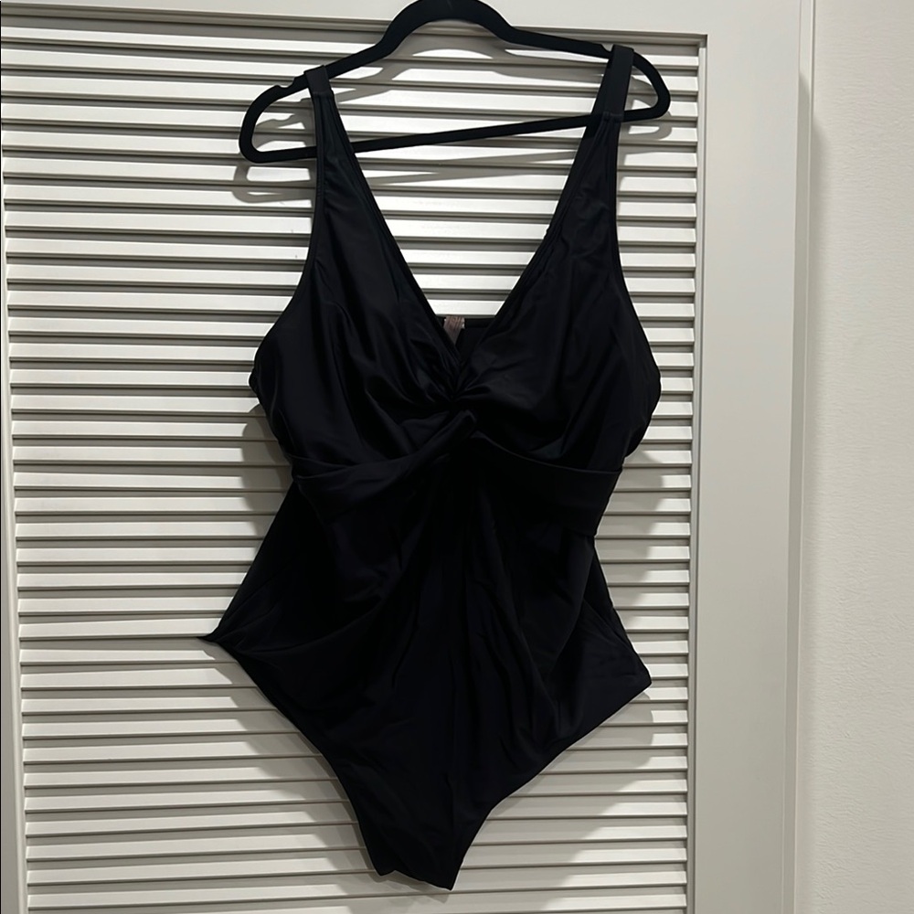 Black One-Piece Swimsuit